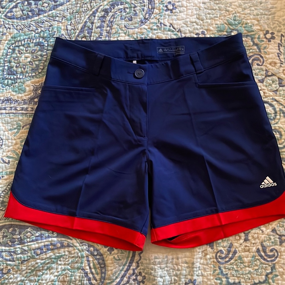 Adidas girls golf shorts